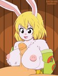 anime_eyes anthro asian_clothing balls big_breasts blonde_hair breast_play breasts clothing duo ears_up east_asian_clothing erection female genitals hair japanese_clothing kimono male male/female nipples penis sex titfuck rick_lewd snailbail22 one_piece carrot_(one_piece) human lagomorph leporid mammal rabbit hi_res