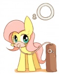 2015 4:5 blue_eyes blush english_text equid equine female feral fluttershy_(mlp) friendship_is_magic gas_tank hair hasbro horse joycall3 mammal mask medical_instrument my_little_pony oxygen oxygen_mask oxygen_tank pink_hair pony quadruped scientific_instrument simple_background solo text white_background
