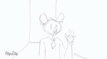 accessory anthro beverage beverage_can blinking bottomwear can cellphone clothed clothing container ear_tuft electronics eyebrows fangs female fingers fur furgonomics gesture group hallway heart_symbol holding_can holding_container holding_object holding_phone long_ears long_sleeves male markings necktie o_o office_clothing open_mouth open_smile phone raised_hand sharp_teeth simple_background skirt smartphone smile spill standing star suit surprise surprised_expression tail tail_markings tail_through_skirt teeth tuft waving_hand ocon aggretsuko sanrio fenneko haida_(aggretsuko) retsuko ailurid canid canine fennec_fox fox hyena mammal red_panda spotted_hyena true_fox 16:9 animated monochrome short_playtime widescreen