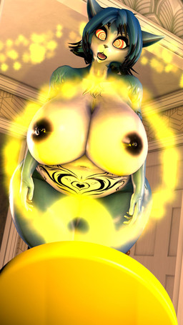 anthro big_breasts black_highlights black_nipples blue_body blue_fur blue_hair breasts female fur hair highlights_(coloring) huge_breasts hypno_beam_gun hypnosis mind_control multicolored_body multicolored_fur multicolored_hair nipples nude nude_anthro nude_female overweight overweight_anthro overweight_female solo spiral spiral_eyes thick_thighs two_tone_body two_tone_fur two_tone_hair white_body white_fur wide_hips womb_tattoo psikokinetic warfaremachine_(modeler) nintendo star_fox krystal_(star_fox) warfare_krystal canid canine fox mammal 2024 3d_(artwork) 9:16 digital_media_(artwork) hi_res source_filmmaker_(artwork)