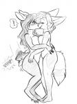 anthro big_breasts big_butt blush breast_squish breasts breasts_frottage butt butt_slap chest_tuft cleavage clothed clothing contact_onomatopoeia duo exclamation_point eyewear female female/female glasses hair hooves impact_onomatopoeia interspecies kiss_on_lips kissing long_hair mature_anthro mature_female nude onomatopoeia paddle side_boob simple_background slap smile sound_effects spanking squish text tuft whap white_background conditional_dnp jonas naked_penny hera_crina jenny_fenmore canid canine deer fennec_fox fox mammal true_fox 3:4 absurd_res hi_res monochrome sketch