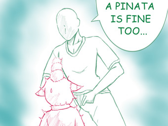 ambiguous_gender anthro bodily_fluids clothing collar collar_only dialogue dialogue_box duo ears_down featureless_face fur horn imminent_rape imminent_sex larger_human larger_male looking_at_another looming looming_over male nude pinata pivoted_ears scared semi-anthro shaking shirt shivering size_difference smaller_ambiguous smaller_anthro sweat sweatdrop t-shirt text topwear tremble_spikes underwear undressing unzipped unzipped_pants zipper holemann a_cat_is_fine_too mythology scp_foundation anon scp-956 animate_inanimate equid equine human living_pinata mammal mythological_creature mythological_equine unicorn comic_sans english_text meme