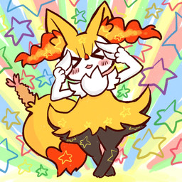 >o< ambiguous_anthro ambiguous_gender anthro biped blush digitigrade dipstick_tail eyes_closed food front_view knock-kneed markings object_in_tail open_:3 open_mouth shrimp_(food) solo standing tail tail_markings annyui0611 nintendo pokemon braixen canid generation_6_pokemon mammal pokemon_(species) 1:1 2022 digital_drawing_(artwork) digital_media_(artwork) full-length_portrait hi_res japanese_description portrait translated_description