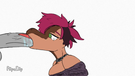 anthro anthro_penetrated aroused balls big_penis bodily_fluids breasts breath brown_hair choker clothed clothed_anthro clothed_female clothed_sex clothing cum cum_drip cum_from_mouth cum_in_mouth cum_in_throat cum_inside cum_on_breasts cum_on_penis cum_splatter disembodied_penis dripping duo erection face_fucking female female_penetrated foreskin genital_fluids genitals glans green_eyes hair heart_eyes heart_symbol highlights_(coloring) humanoid_genitalia humanoid_penis irrumatio jewelry leaking_cum licking looking_pleasured male male/female male_penetrating male_penetrating_female medium_breasts motion_lines necklace non-mammal_breasts oral oral_penetration orgasm penetration penile penile_penetration penis penis_in_mouth penis_lick precum precum_drip red_hair saliva saliva_drip saliva_on_penis sex sharp_teeth side_view simple_background swallowing sweat sweatdrop teeth text throbbing throbbing_penis tongue tongue_out vein veiny_penis white_background caldinie1 devlog:_a_post-modern_college_experience until_it_snaps rebecca_(devlog) dinosaur dromaeosaurid microraptor prehistoric_species reptile saurischian scalie theropod 16:9 animated english_text meme short_playtime sound video widescreen