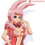 big_breasts bouncing_breasts breasts cleavage clothed clothing female fur hair looking_at_viewer pink_body pink_fur pink_hair solo twistedgrim queen's_blade melona animal_humanoid humanoid lagomorph lagomorph_humanoid leporid_humanoid mammal mammal_humanoid rabbit_humanoid 1:1 2019 2d_animation animated frame_by_frame loop short_playtime