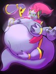 ambiguous_gender belly big_belly bloated breasts covering covering_breasts deep_navel food huge_belly multi_limb navel not_furry overweight purple_body solo stretch_marks mcerror nintendo pokemon generation_6_pokemon hoopa humanoid legendary_pokemon pokemon_(species) 2024 absurd_res hi_res huge_filesize superabsurd_res