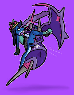 anthro anthro_penetrated big_penis black_clothing black_footwear black_shoes blue_eyes blue_penis blush bodily_fluids bottomwear butt butt_grab carrying_another claws clothed clothing cum cum_from_ass cum_in_ass cum_inside cum_on_penis cum_splatter erection eye_roll eyewear fingerless_gloves footwear french_kissing genital_fluids genitals glasses gloves green_clothing green_footwear green_gloves green_handwear green_shirt green_shoes green_tank_top green_topwear grey_bottomwear grey_clothing grey_eyewear grey_glasses grey_skirt hand_on_butt handwear hat head_grab headgear headwear humanoid_genitalia humanoid_penis interspecies kissing larger_male legs_up looking_pleasured looking_up male male/male male_penetrated male_penetrating male_penetrating_male no_underwear open_mouth penetration penis pink_claws pink_penis purple_background purple_body purple_scales purple_wings saliva saliva_string scales sex shirt shoes simple_background size_difference skirt smaller_anthro smaller_male smaller_penetrated smile spread_wings stand_and_carry_position standing standing_sex sun_hat tan_hat tan_headwear tank_top tongue tongue_out topwear wing_claws wings yellow_sclera ultilix nintendo pokemon ulti_(ultilix) generation_7_pokemon lizard naganadel pokemon_(species) reptile scalie ultra_beast 2025 hi_res