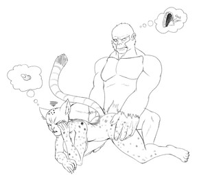 4_toes 5_fingers all_fours ambiguous_penetration anthro anthro_on_anthro anthro_penetrated anthro_penetrating anthro_penetrating_anthro arm_support arm_tuft arms_bent bent_leg big_breasts big_hands biped breasts broad_shoulders butt cheek_tuft claws closed_frown crouching doggystyle duo emanata eyebrows eyelashes facial_tuft feet female female_penetrated finger_claws fingernails fingers from_behind_position frown frustrated frustration_cloud fur fur_tuft half-closed_eyes hand_on_another's_leg hand_on_another's_thigh hand_on_face hand_on_leg hand_on_own_face hand_on_thigh head_tuft humanoid_ears humanoid_hands humor inner_ear_fluff interspecies leaning_on_elbow looking_up male male/female male_penetrating male_penetrating_female markings monotone_background motion_lines mouth_closed nails narrowed_eyes nude nude_anthro nude_female nude_male pacifier pecs penetration picture_frame plantigrade pointy_ears prick_ears pubes sex simple_background spots spotted_arms spotted_back spotted_body spotted_butt spotted_fur spotted_hands spotted_head spotted_legs striped_markings striped_tail stripes tail tail_markings teeth thick_eyebrows thick_thighs thought_bubble three-quarter_view toe_claws toes tuft white_background wrist_tuft 4chan_anon unknown_artist dc_comics cheetah_(dc) gorilla_grodd ambient_bat ape cheetah felid feline gorilla haplorhine mammal primate 2020 black_and_white digital_drawing_(artwork) digital_media_(artwork) hi_res monochrome sketch