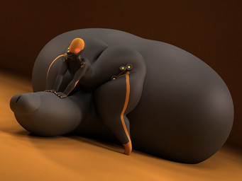 balls bent_over big_balls big_butt big_penis black_body black_skin butt erection genitals huge_balls huge_butt huge_hips huge_penis humanoid_genitalia humanoid_penis hyper hyper_balls hyper_butt hyper_genitalia hyper_hips hyper_penis machine male not_furry penis simple_background solo thick_thighs wide_hips anthroanim nv_(overlai) humanoid 3d_(artwork) 4:3 digital_media_(artwork)