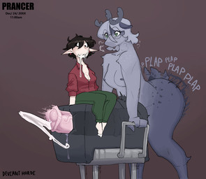 after_oral animal_genitalia animal_penis anthro antlers barefoot being_watched big_penis blep bodily_fluids bottomwear breasts breath breeding_mount breeding_mount_use clothed clothed/nude clothed_humanoid clothing cum cum_collecting cum_drip cum_in_mouth cum_inside cum_on_face cumshot dripping duo ejaculation equine_genitalia equine_penis erection exhibitionism eyewear eyewear_only feet female female_humanoid genital_fluids genitals glasses glasses_only gynomorph gynomorph/female gynomorph_anthro gynomorph_penetrating heart_pupils holidays horn huge_penis humanoid_on_anthro humanoid_pointy_ears hyper hyper_genitalia hyper_penis intersex intersex/female intersex_anthro intersex_penetrating interspecies larger_anthro larger_gynomorph larger_intersex looking_at_another medial_ring motion_lines nipples nude nude_anthro nude_gynomorph pants penetration penis pointy_ears sex shirt size_difference smaller_female smaller_humanoid sound_effects speckled_fur surprised tail tail_motion tailwag thick_thighs tongue tongue_out topwear wearing_glasses wide_eyed devianthorde christmas prancer deer elf humanoid mammal new_world_deer reindeer 2025 absurd_res hi_res