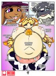 anthro belly big_belly big_breasts big_butt bodily_fluids bovid breasts breasts_and_teats butt canid canine canis caprine clothed clothing comic cum cum_inflation cum_inside curvy_figure digital_media_(artwork) domestic_sheep english_text female genital_fluids group huge_breasts inflation lactating legwear male mammal master_wolf_(neo_geppetto) milk navel neo_geppetto nipples overweight overweight_anthro overweight_female patreon patreon_logo pregnant remi_(neo_geppetto) renae_(neo_geppetto) sheep simple_background slightly_chubby smile teats text thick_thighs thigh_highs trio udders wide_hips wolf