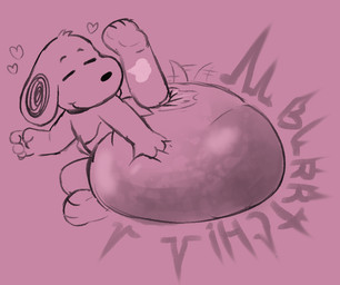 3_toes 4_fingers ambiguous_gender anthro big_diaper black_nose breath clothed clothing diaper diaper_only dot_nose excessive_feces eyes_closed feces feet fingers hand_on_diaper heart_symbol hyper hyper_feces hyper_soiling lying on_side pink_background pooping simple_background smile soiled_diaper soiling soiling_diaper solo sound_effects tail tail_motion tailwag three-quarter_view toes topless touching_diaper unclean_diaper used_diaper using_diaper vowelless vowelless_sound_effect wearing_diaper law_azure peanuts_(comic) snoopy beagle canid canine canis domestic_dog hunting_dog mammal scent_hound 2026 full-length_portrait portrait sketch male_(lore)