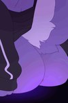 anthro anthro_penetrated anus barely_visible_anus biped bottomless butt clothed clothing dildo dildo_in_pussy dildo_insertion dildo_sitting faceless_character faceless_female female female_penetrated fur genitals masturbation penetration purple_background purple_body purple_fur purple_tail pussy rear_view sex_toy sex_toy_in_pussy sex_toy_insertion simple_background solo sweater tail topwear vaginal vaginal_masturbation vaginal_penetration freeedon aggretsuko sanrio shikabane_(aggretsuko) mammal mephitid skunk 2d_animation animated digital_media_(artwork) frame_by_frame short_playtime