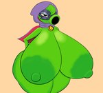 areola badge big_areola big_breasts black_eyes breasts cape clothing eyelashes eyeshadow female front_view green_areola green_body green_hair green_nipples hair hand_on_hip hand_on_own_hip huge_areola huge_breasts hyper hyper_areola hyper_breasts hyper_nipples leaf leaf_hair makeup nipples not_furry plant plant_hair pseudo_hair purple_cape purple_clothing purple_eyeshadow purple_hood purple_mask simple_background siphon_(anatomy) solo tan_background thick_thighs yellow_sclera allagainstyou electronic_arts plants_vs._zombies plants_vs._zombies_heroes popcap_games green_shadow elemental_creature elemental_humanoid flora_fauna humanoid peashooter_(pvz) plant_humanoid 2024 colored digital_media_(artwork) hi_res shaded