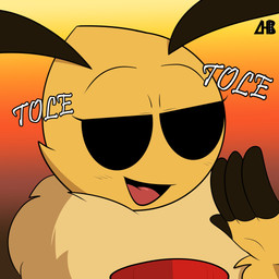 4_fingers antennae_(anatomy) anthro black_eyes container cup eyebrows eyelashes female fingers fur neck_tuft open_mouth open_smile smile solo text tongue tuft white_text yellow_body luanctoons arthropod bee hymenopteran insect 1:1 2024 absurd_res digital_media_(artwork) english_text hi_res
