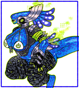 areola areola_slip big_breasts big_butt bikini bikini_top bimbofication blue_areola blue_body blue_breasts blue_markings breasts butt claws clothed clothing colored_nails digitigrade eyeless female green_accents green_claws green_lipstick green_nails huge_breasts huge_butt lipstick long_head makeup markings metallic_clothing nails not_furry on_one_leg pseudo_hair skimpy smile smiling_at_viewer solo standing swimwear tentacle_hair tentacles teratophilia thick_thighs two-piece_swimsuit latexslug alien_(franchise) nulliette_(latexslug) alien alien_humanoid humanoid xenomorph hi_res