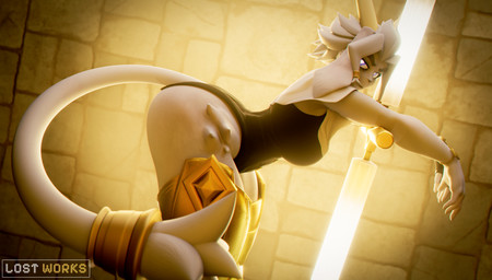 anthro antlers big_butt breasts butt clothing female gloves handwear horn inside jewelry long_tail looking_at_viewer seductive solo stone_wall tail wall_(structure) weapon lostworkszx warfaremachine_(modeler) blender_cycles pseudoregalia sybil_(pseudoregalia) warfare_sybil bovid bovine caprine lagomorph leporid mammal rabbit 3d_(artwork) absurd_res digital_media_(artwork) hi_res