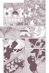 7_panel_comic ambiguous_gender anthro bodily_fluids cloak clothing detailed_background door ellipsis emphatic_ellipsis exclamation_point fingers hat headgear headwear holding_object inner_monologue looking_at_object mask motion_lines open_mouth orb outside plant pupils railing solo sound_effects sweat sweatdrop teeth text thinking tongue tree window umikit nintendo pokemon pokemon_mystery_dungeon spike_chunsoft genos_(aots) generation_4_pokemon pokemon_(species) toxicroak 2025 comic english_text monochrome