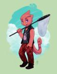 anthro clothed clothing solo safero animal_crossing nintendo flick_(animal_crossing) chameleon lizard reptile scalie absurd_res digital_media_(artwork) hi_res