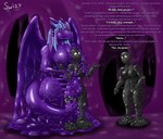 anthro assimilation cybernetics duo female goo_body goo_drip goo_transformation goop goopy gynomorph intersex machine melting membrane_(anatomy) membranous_wings mouthless permanent_transformation purple_body tail tar tar_slime text transformation wings swizy mythology queen_vinyl_da.i'gyu-kazotetsu tara_(elizabethwinterwolf) cyborg dragon goo_creature goo_dragon gooborg mythological_creature mythological_scalie scalie tar_creature absurd_res english_text hi_res