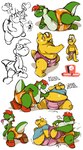 clean_diaper clothed clothing dialogue diaper diaper_fetish dry_humping duo male male/male obese overweight overweight_male wearing_diaper crackajackin mario_bros nintendo paper_mario koops the_great_gonzales_jr green_yoshi koopa koopa_troopa reptile scalie yoshi absurd_res hi_res