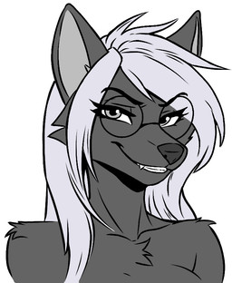 Rating: s
ID: 5616328
Date: 2025-06-02 11:46:13 -0400
Status: active
Score: 17
anthro black_eyebrows black_nose bust_portrait canid canine canis ereonora_bonoir eyebrows eyewear f4ephantomii fangs female fur glasses grey_body grey_eyes grey_fur grin grinning_at_viewer hair makeup mammal portrait round_glasses smile smug solo teeth vulpkanin white_hair wolf post #5616328