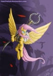 armor feathered_wings feathers female feral group scorpion_tail tail text wings yellow_body yellow_feathers poor_yorick european_mythology friendship_is_magic greek_mythology hasbro iranian_mythology middle_eastern_mythology my_little_pony mythology cockatrice_(mlp) fluttershy_(mlp) hydra_(mlp) manticore_(mlp) avian cockatrice dragon equid equine felid hydra mammal manticore mythological_avian mythological_creature mythological_equine mythological_scalie pantherine pegasus scalie western_dragon hi_res url