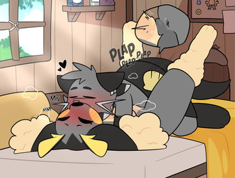 detailed_background duo female from_front_position fusion genitals knot knotted_penis male male/female mating_press mattress penis pokemon_fusion sex sibling_incest vaginal window crushpepper nintendo pokemon raipunny spade_lovelight val_lovelight dewott generation_1_pokemon generation_4_pokemon generation_5_pokemon lopunny pokemon_(species) raichu hi_res tagme brother_(lore) brother_and_sister_(lore) incest_(lore) sibling_(lore) sister_(lore)