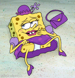 4_fingers anthro blue_eyes bottomwear buckteeth clothed clothing clothing_lift crossdressing crossdressing_male eyelashes fingers footwear freckled_face freckles hand_on_own_face hat headgear headwear high_heels lipstick long_eyelashes long_nose lying lying_on_ground makeup male on_back on_ground pink_lipstick purple_bottomwear purple_clothing purple_footwear purple_freckles purple_hat purple_headwear purple_high_heels purple_purse purple_skirt purse screencap screencap_background shoes skirt skirt_lift solo teeth underwear white_clothing white_underwear yellow_body yellow_skin vvondermoon nickelodeon spongebob_squarepants spongebob_squarepants_(character) marine sea_sponge 2023 digital_drawing_(artwork) digital_media_(artwork) english_description signature