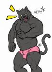 ! !! 2014 abs anthro biceps black_body black_fur black_nose bulge cellphone dialog english_text fb1907 feline fur green_eyes looking_at_viewer male mammal musclegut muscles open_mouth panther pecs phone plain_background sharp_teeth solo standing surprise teeth text tongue underwear whiskers white_background
Rating: Questionable
Score: 1
User: pc-king
Date: March 09, 2014