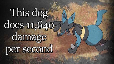 ambiguous_gender anthro black_body black_fur blue_body blue_fur fur grass lying on_front plant solo text tongue tongue_out boke_(artist) elden_ring fromsoftware nintendo pokemon generation_4_pokemon lucario pokemon_(species) 16:9 english_text meme widescreen