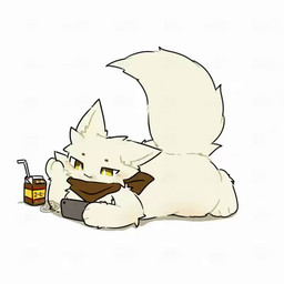 3_fingers 3_toes ambiguous_anthro ambiguous_gender anthro arm_support beverage beverage_carton big_tail biped brown_kerchief brown_neckerchief cellphone cheek_tuft chest_tuft circle_eyebrows coffee electronics eyebrows facial_tuft feet fingers fluffy fluffy_tail fur handpaw hindpaw holding_cellphone holding_object holding_phone holding_smartphone kemono kerchief kerchief_only kick lying monotone_body monotone_fur monotone_tail mostly_nude mostly_nude_ambiguous mostly_nude_anthro neckerchief neckerchief_only neckwear on_front paws phone pupils side_view simple_background slit_pupils smartphone solo tail tail_motion tailwag tan_body tan_ears tan_fur tan_inner_ear tan_tail text thick_tail toes tuft white_background white_pupils yellow_eyes tontaro naa-kun_(tontaro) felid feline mammal 1:1 2026 2d_animation animated colored digital_media_(artwork) frame_by_frame japanese_text loop no_sound seamless_loop short_playtime signature video