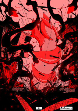 ambiguous_gender debris destruction effects feral glowing glowing_eyes implied_fatal red_eyes smoke solo tendrils muzzzzz nintendo pokemon generation_4_pokemon giratina legendary_pokemon origin_forme_giratina pokemon_(species) absurd_res comic hi_res