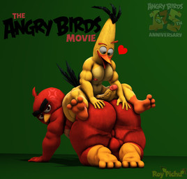 all_fours anthro balls beak big_balls big_butt big_penis black_feather_hair black_hair black_tail black_tail_feathers brown_body brown_eyes brown_feathers butt cross-popping_vein duo feather_hair feathers genitals green_eyes hair half-closed_eyes hand_on_butt heart_symbol looking_at_another looking_at_butt looking_back male male/male multicolored_body multicolored_feathers muscular muscular_male narrowed_eyes nipples on_another orange_beak penis pink_nipples pseudo_hair rear_view red_body red_feather_hair red_feathers red_hair sitting sitting_on_another slightly_chubby slightly_chubby_male smile tail tail_feathers text thick_thighs three-quarter_view two_tone_body two_tone_feathers vein veiny_penis yellow_beak yellow_body yellow_feathers roythepichu hiroshisan_(modeler) kabalmystic_(modeler) angry_birds rovio_entertainment sega chuck_(angry_birds) red_(angry_birds) avian bird canary cardinal_(bird) finch oscine passerine 3d_(artwork) artist_name digital_media_(artwork) english_text source_filmmaker_(artwork)