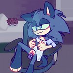 andromorph anthro bottomless chair clothed clothing dildo furniture gaming genitals intersex male messy_fur messy_tail paws penetration playing_video_game pussy sex_toy shirt sitting solo t-shirt tail topwear vaginal vaginal_penetration copii_chaotix sega sonic_the_hedgehog_(series) sonic_the_hedgehog eulipotyphlan hedgehog mammal 1:1