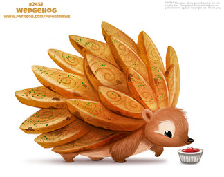 ambiguous_gender black_eyes black_nose brown_body brown_fur brown_hair feral food fur hair humor nude paws pun simple_background smile solo standing text visual_pun white_background piper_thibodeau eulipotyphlan food_creature hedgehog mammal 2019 digital_media_(artwork) digital_painting_(artwork) painting_(artwork) url