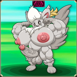 5_fingers abstract_background anthro anthrofied areola ball_markings balls barazoku biceps big_areola big_balls big_breasts big_muscles big_nipples big_penis big_tail breasts brown_eyes clothing ear_tuft erection eyebrows facial_hair feet fingers flexing flexing_bicep flexing_both_biceps flexing_muscles fluffy fluffy_chest fluffy_tail foreskin french front_view fur fur_markings genital_markings genitals grey_body grey_fur grey_penis grey_tail gynomorph hair happy hat hat_only headgear headgear_only headwear headwear_only huge_breasts huge_muscles humanoid_genitalia humanoid_penis intersex markings mostly_nude multicolored_body multicolored_fur musclegut muscular muscular_anthro muscular_arms muscular_gynomorph muscular_intersex muscular_legs muscular_thighs musketeer mustache nipples open_mouth paws penis pink_areola pink_nipples pokemorph pose retracted_foreskin saggy_balls shortstack shortstack_gynomorph shortstack_intersex smile smiling_at_viewer solo spots spotted_arms spotted_balls spotted_body spotted_fur spotted_genitalia spotted_markings spotted_penis standing tail tuft two_tone_body two_tone_fur vein veiny_penis white_body white_body_hair white_eyebrows white_facial_hair white_fur white_hair annaengine fakemon nintendo pokemon fan_character chinchilla chinchillid cinccino generation_5_pokemon mammal minccino pokemon_(species) rodent 1:1 absurd_res digital_drawing_(artwork) digital_media_(artwork) hi_res busty_boy_(lore) male_(lore)