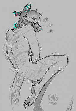 anthro barefoot bdsm collar ear_piercing facial_piercing feet gag gagged grey_background male male_anthro masochism nose_piercing nose_ring nude_anthro nude_male pain piercing rear_view ring_piercing sadism sadomasochism shaking shivering simple_background slim_anthro slim_male soles solo submissive submissive_anthro submissive_male tail_tattoo tape tape_gag tattoo torture welts whip_mark whipped whipping wounded vyvs american_opossum mammal marsupial hi_res