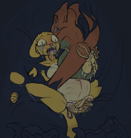 amniotic_fluid anthro belly_movement birth birthing_pains blush bodily_fluids breeding_slave clenched_teeth cocooned crying cum cum_in_vagina cum_inflation cum_inside defeated_heroine duo fangs female forced genital_fluids genitals hive imminent_birth impregnation inflation labor_pains nude pain peril pink_vulva pregnant pregnant_female pulsating raised_tail rape resin_bondage screaming sex tail tears teeth trapped umbilical_cord vaginal_fluids vulva twokindswierdo alien_(franchise) bethesda_game_studios microsoft oblivion prequel_adventure the_elder_scrolls katia_managan quill-weave alien argonian chestburster facehugger felid khajiit mammal ovomorph reptile scalie animated