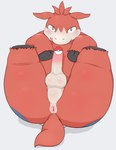 anthro anthrofied anus balls blush butt camelid camerupt censored erection generation_3_pokemon genitals hi_res licking licking_lips male mammal nintendo obese overweight overweight_male penis perineum pokemon pokemon_(species) pokemorph solo spread_legs spreading tecoco tongue tongue_out