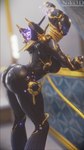 anthro arched_back arm_support bent_over big_breasts big_butt bioluminescence black_body blurred_background breasts butt curvy_figure depth_of_field female glowing gold_(metal) machine side_view sitting solo standing thick_thighs niki3d digital_extremes tencent warframe nova_(warframe) nova_prime_(warframe) alien humanoid prime_warframe tenno 3d_(artwork) 9:16 absurd_res blender_(artwork) digital_media_(artwork) hi_res