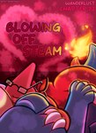 blue_body blue_scales blush claws duo entwined_tails eyes_closed eyewear feral fire glasses hands_on_knee hands_on_leg implied_oral kerchief male male/male red_body red_scales scales steam tail tail_coil tails_touching text conditional_dnp pocketpaws nintendo pokemon pokemon_mystery_dungeon spike_chunsoft wanderlust breezer_marais darin_raylend charmeleon crocodilian feraligatr generation_1_pokemon generation_2_pokemon lizard pokemon_(species) reptile scalie 2025 absurd_res colored cover_art digital_drawing_(artwork) digital_media_(artwork) english_text hi_res signature story story_in_description