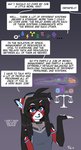 2019 android anthro ara_(fluff-kevlar) black_hair blue_eyes breasts clothed clothing comic conditional_dnp dialogue digital_media_(artwork) domestic_cat english_text felid feline felis female fluff-kevlar fur hair happy machine mammal military offscreen_character open_mouth red_body red_fur robot science_fiction simple_background solo spacecraft text vehicle white_body white_fur