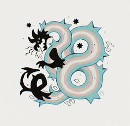 ambiguous_gender breath_powers elemental_manipulation feral fire fire_breathing fire_manipulation flying lgbt_pride ouroboros pointed_tail pride_colors serpentine sharp_teeth simple_background solo teeth transgender_pride_colors white_background sovka mythology dragon mythological_creature mythological_scalie scalie hi_res