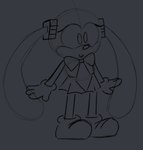 4_fingers anthro bottomwear bow_tie clothed clothing cosplay cross-eyed crossover_cosplay electronics eyelashes female fingers footwear gloves grey_background handwear headgear headphones headset long_ears necktie shoes simple_background skirt sleeveless_shirt smile solo standing miwwie classic_sonic_(universe) idw_publishing sega sonic_the_hedgehog_(comics) sonic_the_hedgehog_(idw) sonic_the_hedgehog_(series) vocaloid cyber_singer_mika feels_the_rabbit hatsune_miku lagomorph leporid mammal rabbit black_and_blue crossover digital_drawing_(artwork) digital_media_(artwork) greyscale guide_lines hi_res monochrome sketch