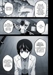 anthro comic english_text female glay_(layer) hard_translated hi_res human human_focus japanese_text layer_(artist) male mammal marine monochrome reptile scalie stasis_chamber text third-party_edit translated yuka_(layer)