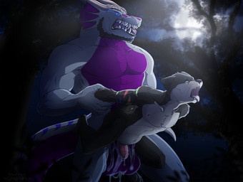 anal anal_penetration anthro anthro_on_anthro anthro_penetrated anthro_penetrating anthro_penetrating_anthro arm_pull balls beard bodily_fluids cum cum_in_ass cum_inflation cum_inside dominant duo erection facial_hair from_behind_position fucked_silly genital_fluids genitals horn humanoid_genitalia humanoid_penis inflation larger_dom leaking_cum male male/male male_penetrated male_penetrating male_penetrating_male muscular muscular_male nude open_mouth outside penetration penile penile_penetration penis prison_guard_position sex size_difference tail tongue tongue_out whcardinal mythology chrono_eternae xenxen dragon mammal mustelid mythological_creature mythological_scalie otter scalie