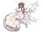 10_breasts areola arthropod_abdomen bad_end big_areola big_breasts breasts exoskeleton feathered_wings feathers feet female large_female monster_girl_(genre) multi_breast smile solo swollen_breasts wings setouchi monster_girl_quest angel animal_humanoid arthropod arthropod_humanoid beelzebub_(mgq) humanoid hybrid insect insect_humanoid 4:3 absurd_res hi_res