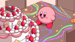 ambiguous_gender birthday birthday_cake birthday_candle cake dessert featureless_feet featureless_hands feet food fruit glistening glistening_eyes happy humor icing isometric looking_at_viewer pink_body plant smile smiling_at_viewer solo star strawberry strawberry_shortcake_(food) yellow_star natsuring0 kirby_(series) nintendo kirby alien waddling_head 16:9 2024 2d_animation animated colored japanese_description no_sound short_playtime webm widescreen