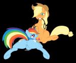 2014 absurd_res alpha_channel anus applejack_(mlp) blonde_hair blue_fur cowboy_hat cutie_mark duo equine female feral freckles friendship_is_magic fur green_eyes hair hat hi_res horse lesbian licking lying mammal multi-colored_hair my_little_pony on_front open_mouth oral oral_sex orange_fur pegasus plain_background pony purple_eyes pussy pussy_juice rainbow_dash_(mlp) rainbow_hair sex shadowovermars sitting tongue transparent_background wings
Rating: Explicit
Score: 10
User: lemongrab
Date: January 16, 2014
